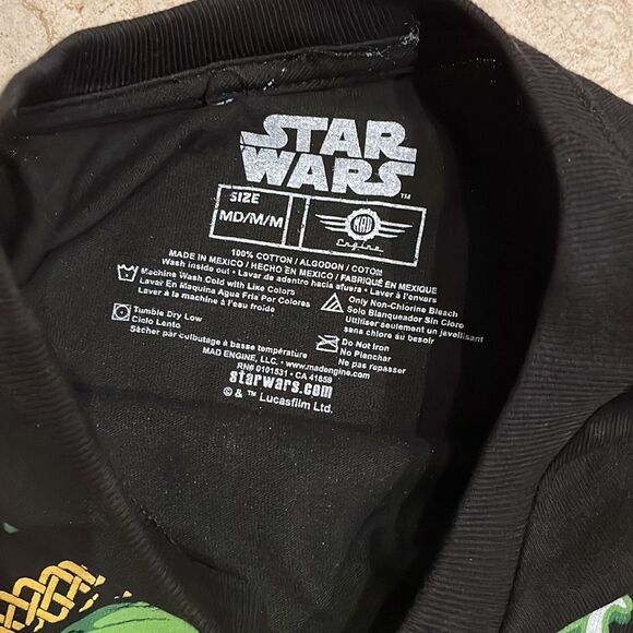 NWOT Star Wars T-shirt Yoda Irish - Picture 2 of 2